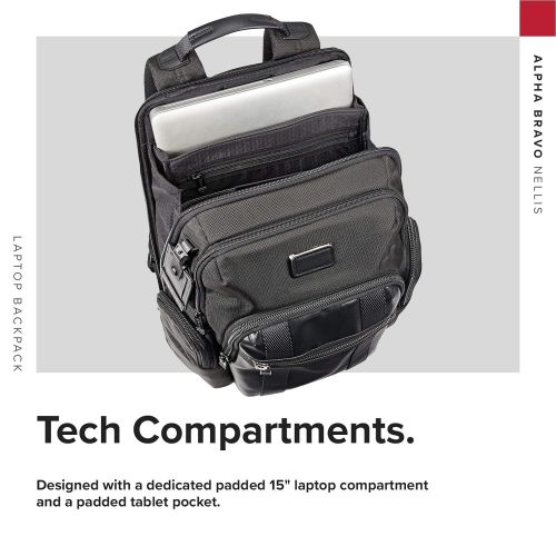 투미 Luggage top bag TUMI - Alpha Bravo Nellis Laptop Backpack - 15 Inch Computer Bag for Men and Women