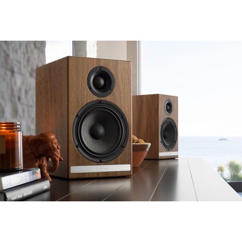  Audioengine HDP6 Passive BookshelfStand-mount Speakers (Pair) - Walnut