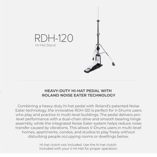 롤랜드 Roland Hi-Hat Stand (RDH-120)