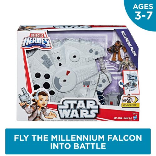  Playskool Heroes Star Wars Galactic Heroes Millennium Falcon and Figures (Amazon Exclusive)