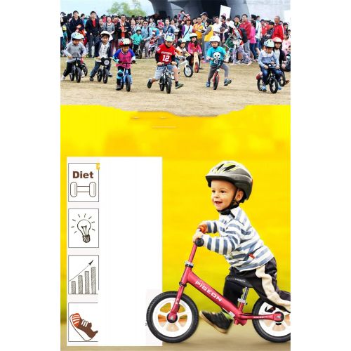 핑 Ping 2-6 Jahre alte Kinder Balance Auto Slide Auto Kinder Spielzeug Auto Auto Taxi Wanderer Carbon Steel Legierung Fahrrad Fahrrad Baby Outdoor-Sportcooter,Pink