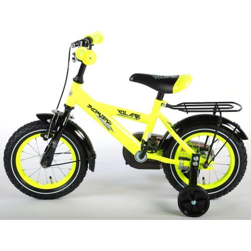  .Volare E&L Cycles Kinderfahrrad Thombike Neon Yellow 12 Zoll mit Ruecktrittbremse