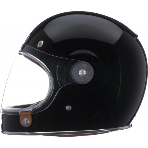 벨 Bell Bullitt Full-Face Motorcycle Helmet (Solid Gloss Black, Large)