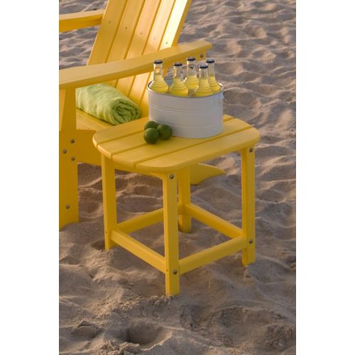  POLYWOOD SBT18SA South Beach 18 Outdoor Side Table, Sand