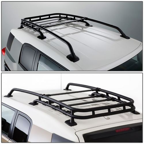  Auto Dynasty For FJ Cruiser Silver-Coated Aluminum Roof Rack Rail Top Cargo Luggage Carrier