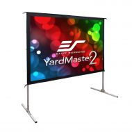 Elite Screens Yard Master Tension Series, 150-inch 16:9, Outdoor Electric Motorized Outdoor FrontRear Projection Movie Projector Screen, OMS150HT-ELECTRODUAL