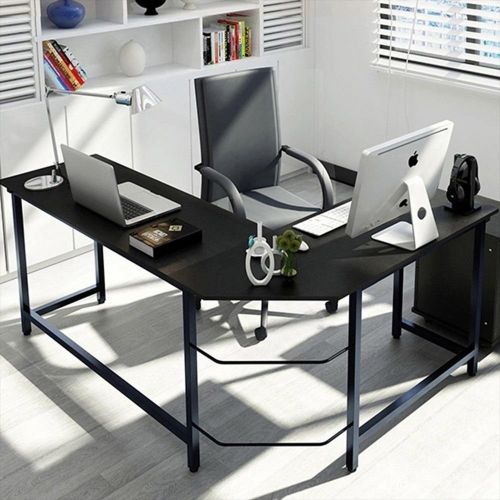  Prountet L-Shaped Desk Corner Computer Gaming Laptop Table Workstation Home Office Desk