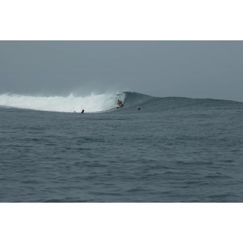  Naked Viking Surf Medium NV-5.0 Thruster Surfboard Fins (Set of 3) Blue Carbon Fiber, FCS