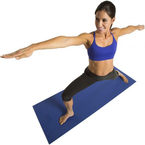  GoFit Double Thick Yoga Mat - Non Slip, 68” x 24”