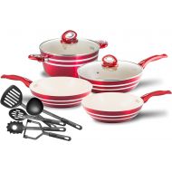 Chefs Star 9 Piece Professional Grade Aluminum Non-stick Pots & Pans Set - Induction Ready Cookware Set