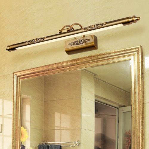  LEDMOMO 50CM Bathroom Mirror Lamp Waterproof Retro Bronze Cabinet Bathroom Mirror Vanity Lights(White Light)