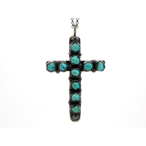  CrazyAss Jewelry Designs turquoise cross mens necklace black silver, large gemstone cross, mens cross pendant raw turquoise, rustic cross pendant viking gift for him