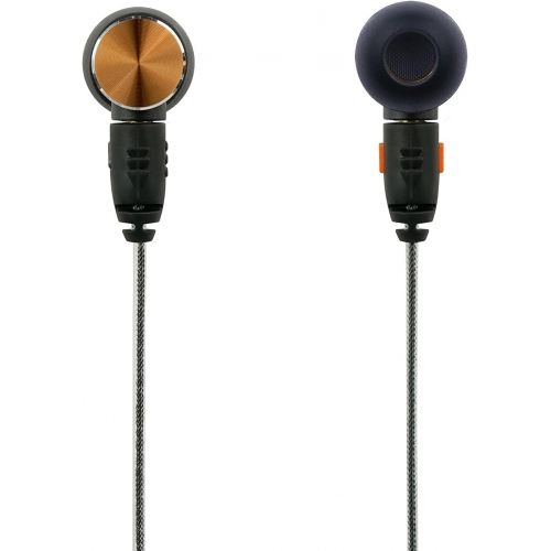  Fostex USA Fostex TE05BK in-Ear Stereo Headphones with Detachable Cable and Microphone, Black, (AMS-TE-05BK)