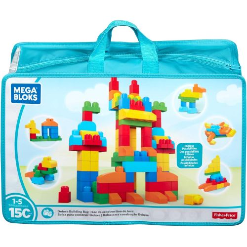 메가블럭 Mega Bloks Deluxe Building Bag 150-Piece (Amazon Exclusive)