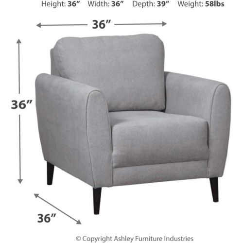  Signature Design by Ashley Ashley Furniture Signature Design - Cardello Contemporary Accent Chair - Pewter