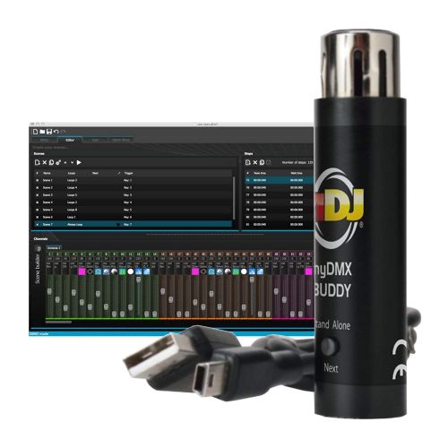  ADJ Products AMERICAN DJ myDMX Buddy USB Computer Software LED DMX Light Controller Interface (4 Pack)