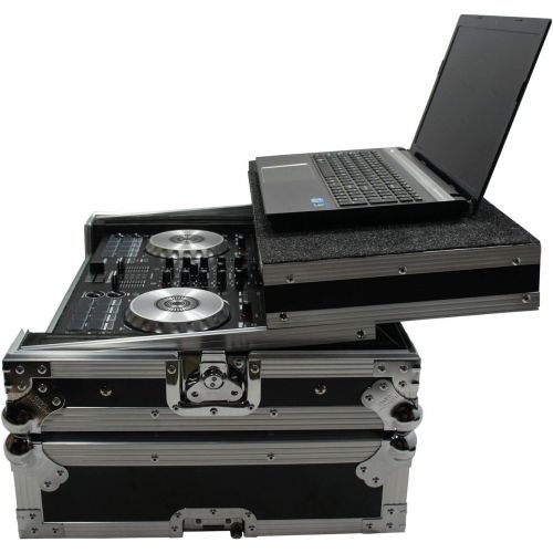  Harmony Audio Harmony HCMINILT Flight Glide Laptop Stand Road DJ Case fits Pioneer DDJ-4000