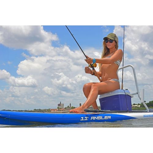  ABAHUB California Board Company 11 ft. Angler Fishing Stand up Paddle Board