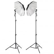 2818 Shutter Starz Professional Photography Studio 2 x 65 Watts Lighting Umbrella Kit