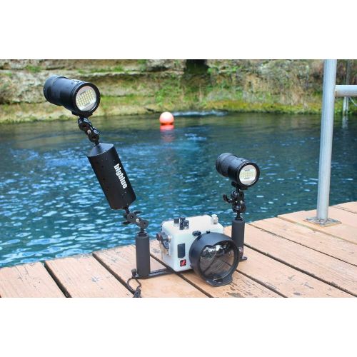  BigBlue VL15000P Mini - 15,000 Lumen Professional Underwater Video Light