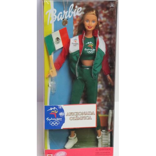 바비 Sydney 2000 Olympic Games Barbie Doll Olympia Mexico Aficionada Olimpica