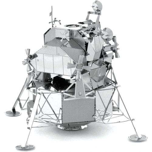  Fascinations Metal Earth Space 3D Metal Model Kits -Hubble Telescope - Apollo Lunar Rover - Apollo Lunar Module - Mars Rover - Kepler Spacecraft - Voyager - Set of 6