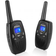 Walkie Talkies with Mic Vox Clip 22 Channels, Wishouse Adults Two Way Radio for Travel with 2.5mm Jack 3 Mile Range Noise Cancelling Loud Speaker Walky Talky for Family Trip Cruise