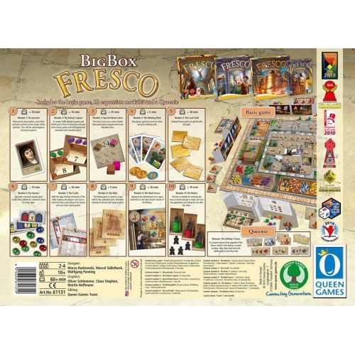  Queen Games Fresco Big Box Board Game
