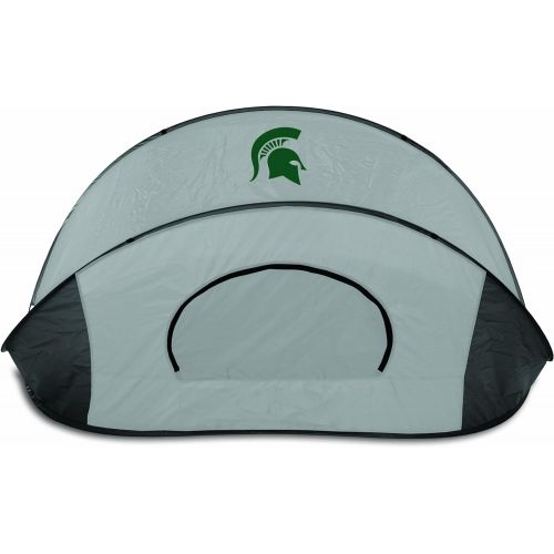  [해상운송]PICNIC TIME NCAA Michigan State Spartans Manta Portable Pop-Up SunWind Shelter