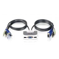 IOGEAR GCS632U 2 Port VGA USB Compact KVM Switch