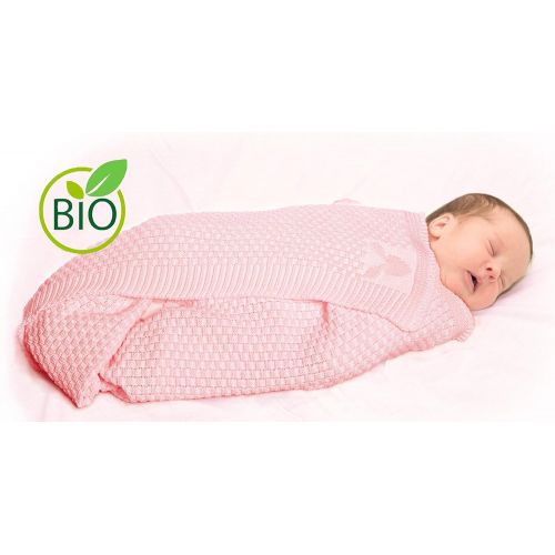  Wallaboo Baby Blanket Eden, Pink