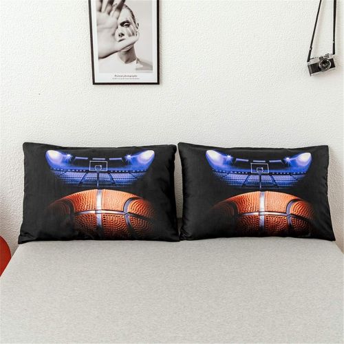  Brand: Homebed Homebed 3D Sports Basketball Bedding Set for Teen Boys,Duvet Cover Sets with Pillowcases,King Size,3PCS,1 Duvet Cover+2 Pillow Shams