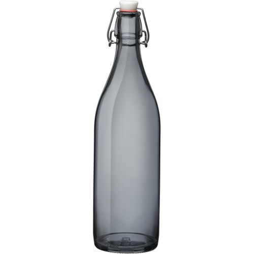  Bormioli Rocco Giara Bottles, Gray, Set of 6