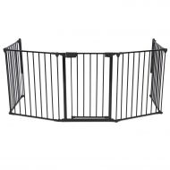 Armando Baby Safety Fence Hearth Gate BBQ Fire Gate Fireplace Metal Plastic