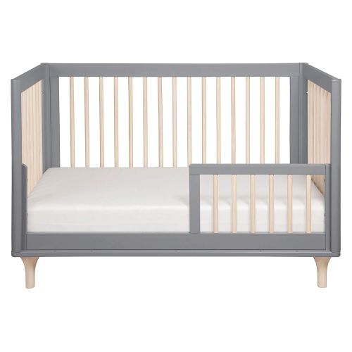 Babyletto Lolly 3-in-1 Convertible Crib with Toddler Rail, WhiteNatural