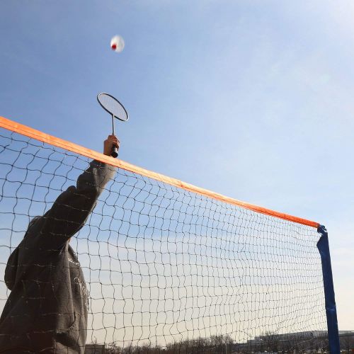  Ivation Backyard BadmintonVolleyball Set Includes 20 - Foot Net, 4 Racquets, 2 Birdies & Carry Bag