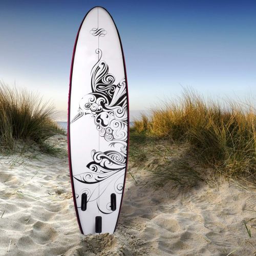  BRAST SUP Board Stand up Paddling Surfboard Kolibri 300x76x15cm aufblasbar Alu-Paddel Pumpe Rucksack gewebtes Drop-Stitch 115KG Tragkraft