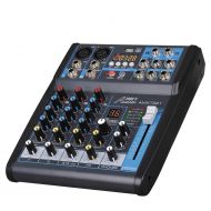 Audio2000s 4 Channel Audio Mixer SoundBoard AMX-7321-UB built in with USB & Bluetooth