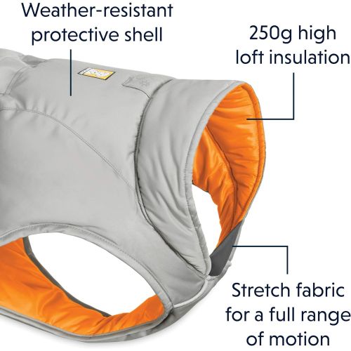  RUFFWEAR - Quinzee Warm, Lightweight Insulated Jacket for Dogs