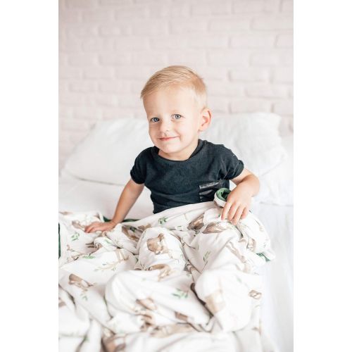  Visit the Copper Pearl Store Large Premium Knit Baby 3 Layer Stretchy Quilt BlanketNoah by Copper Pearl