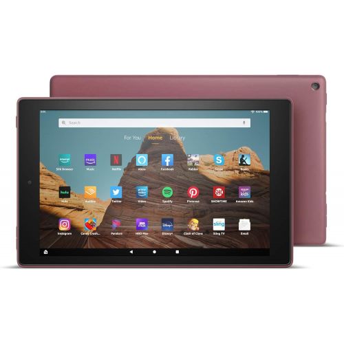  Amazon Fire HD 10 Tablet (10.1 1080p full HD display, 32 GB)  Plum