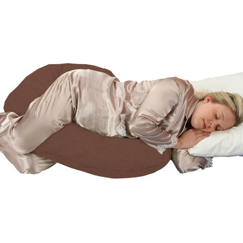  Leachco Snoogle Mini PregnancyMaternity Compact Side Sleeper, SageWhite dot