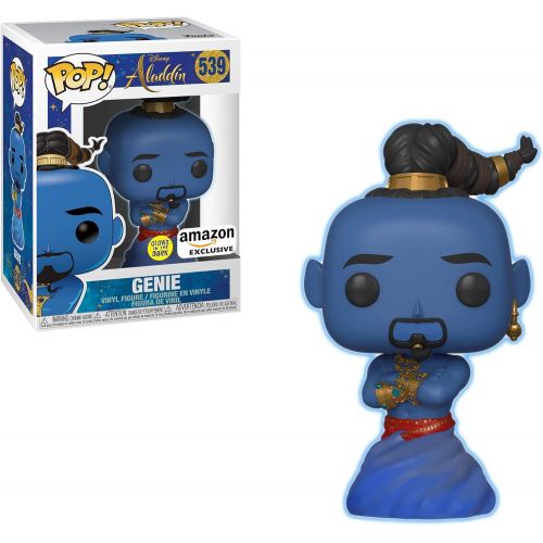 펀코 Funko Pop Disney: Aladdin Live Action - Genie (Glow in The Dark) Amazon Exclusive