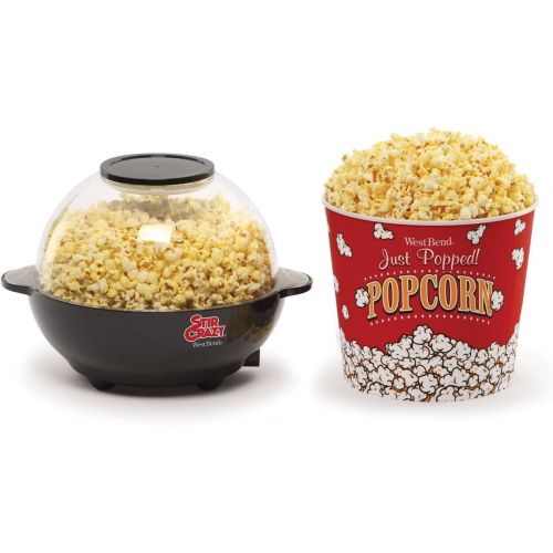  West Bend 82306 Stir Crazy 6-Quart Electric Popcorn Popper (Discontinued by Manufacturer)