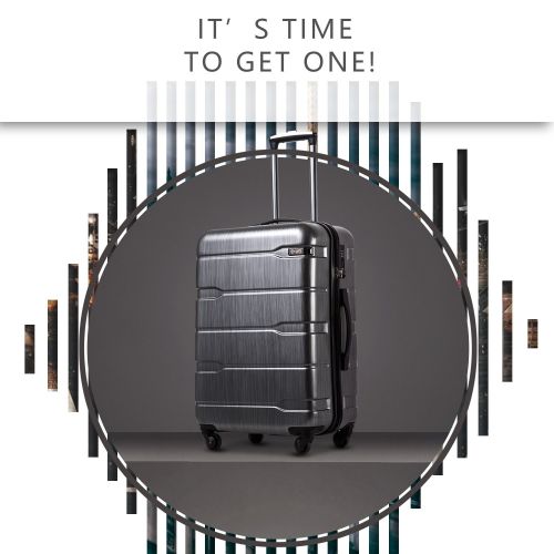  COOLIFE Luggage Expandable(only 28) Suitcase PC+ABS Spinner Built-in TSA Lock 20in 24in 28in Carry on