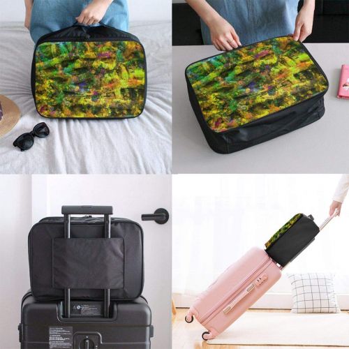  Edward Barnard-bag Colorful Art Spots Travel Lightweight Waterproof Foldable Storage Carry Luggage Large Capacity Portable Luggage Bag Duffel Bag