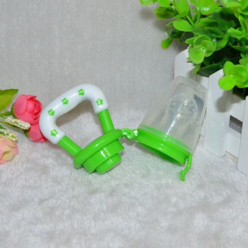  Yxld999 Baby Food Feeder Silicone Dummies Pacifier Soother Nipples Soft Feeding Tool Bite Gags 1 PCS