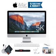 Apple iMac 27-Inch Retina 5K Desktop MK472LLA (3.2 GHz Intel Core i5, 8GB RAM, 1TB Fusion) + Ear Buds, Corel Software (Refurbished)