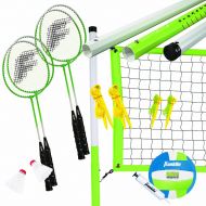 Franklin Sports Intermediate BadmintonVolleyball Set