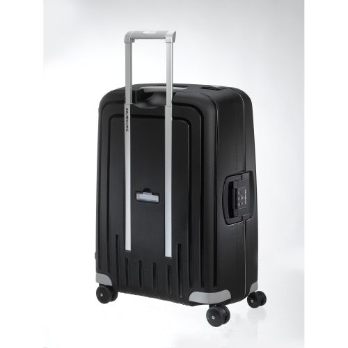 쌤소나이트 Samsonite SCure Hardside Checked Luggage with Spinner Wheels, 28 Inch, Black